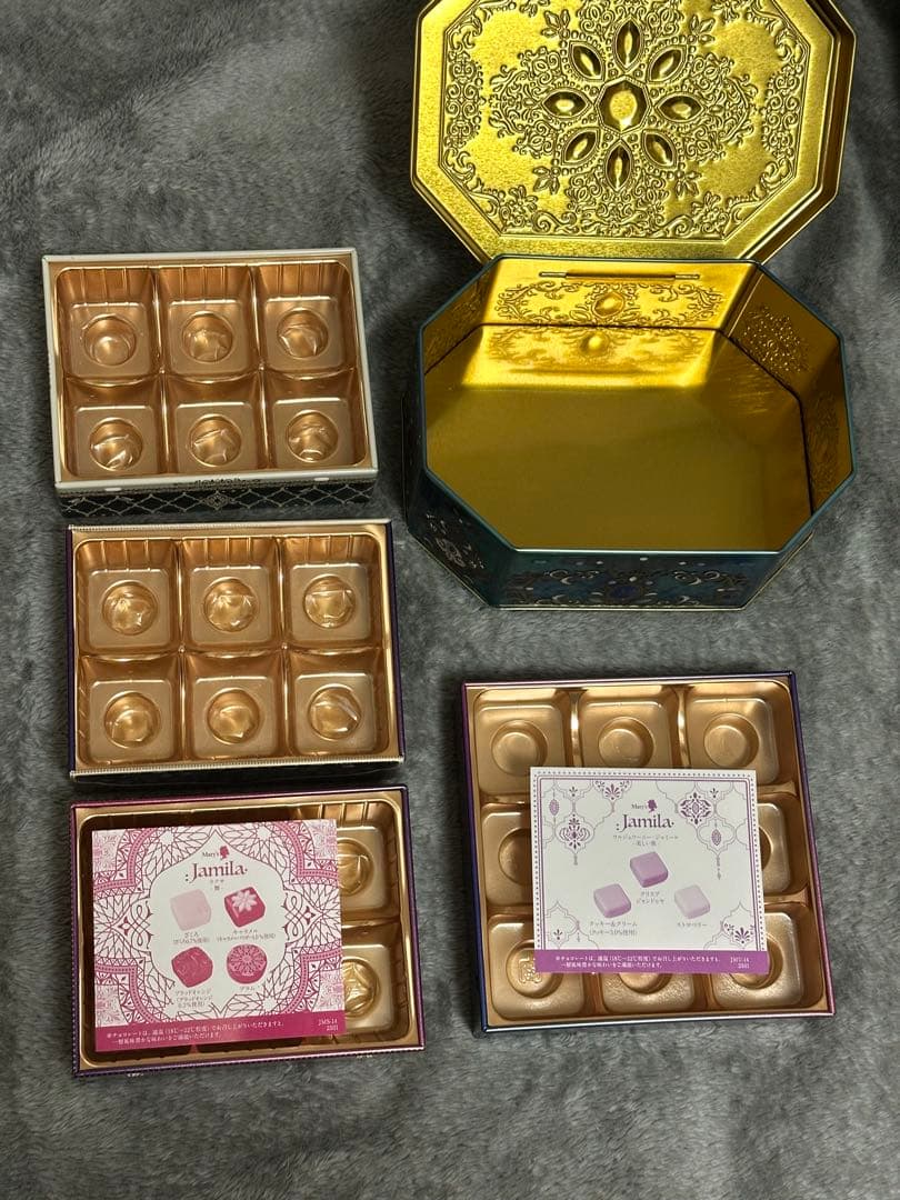 2025 ジャミーラ 空き缶 5種まとめ売り メリーチョコレート