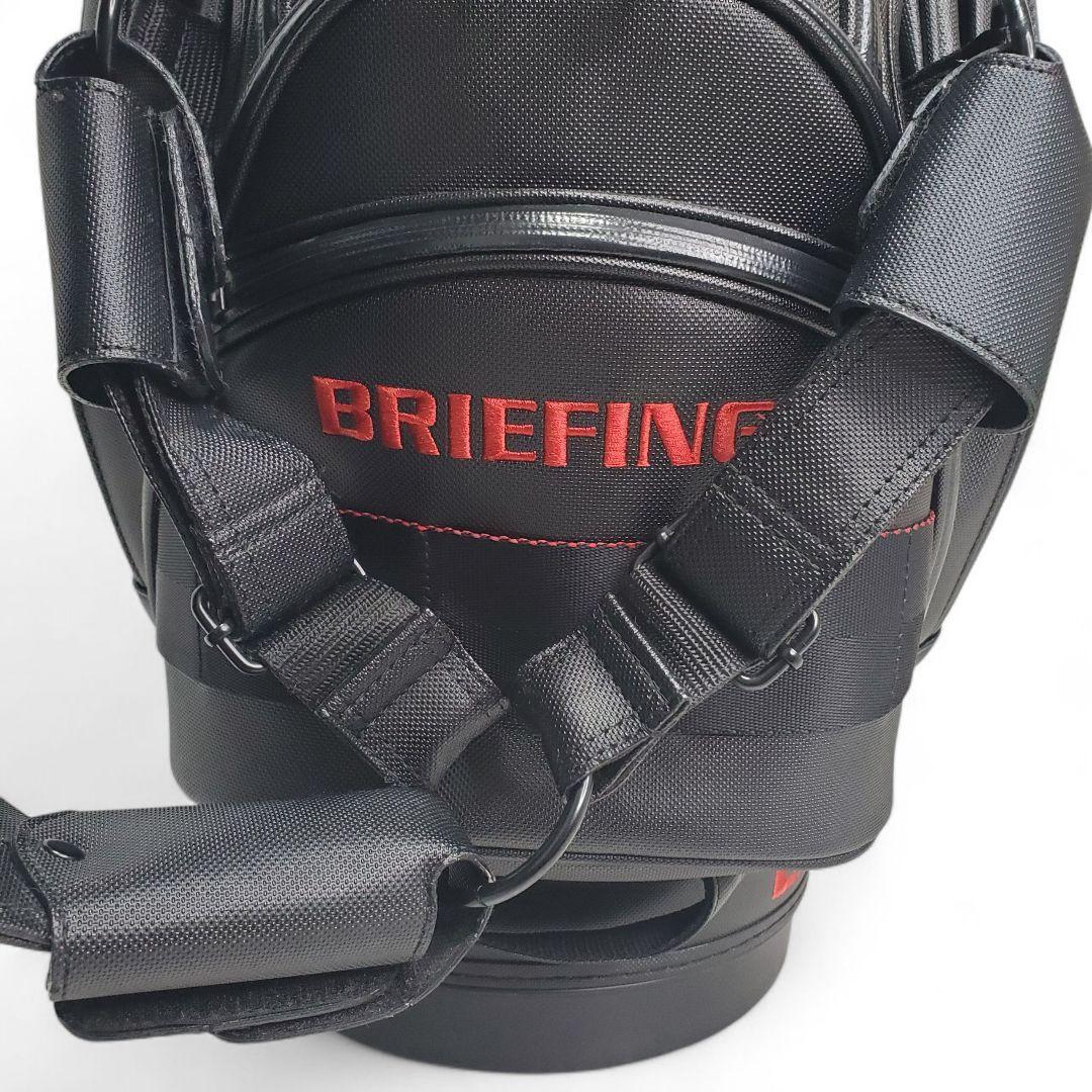 BRIEFING CR-3 キャディバッグ ブラック/レッド