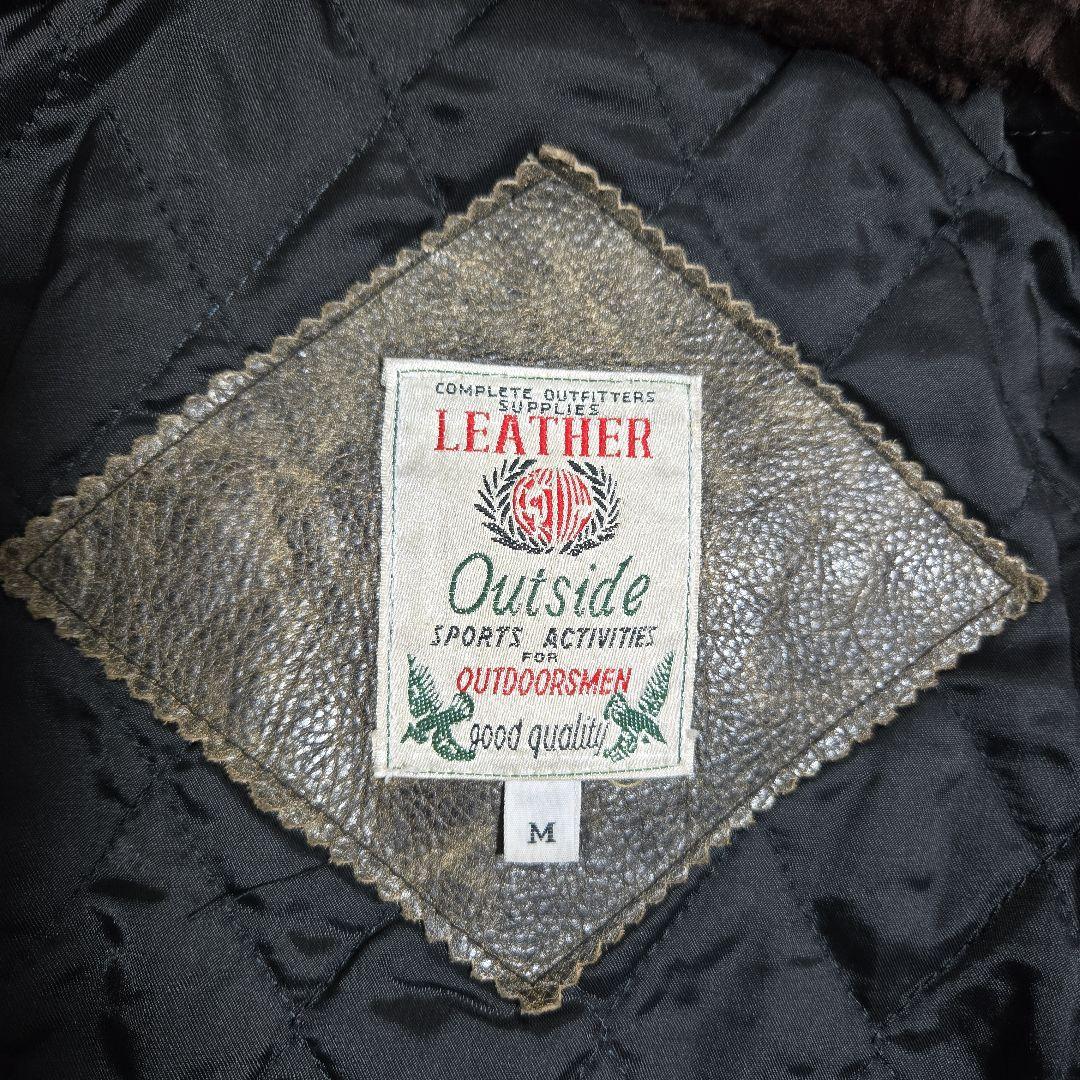80s アウトサイド ヴィンテージ G-1 フライトジャケット 牛革