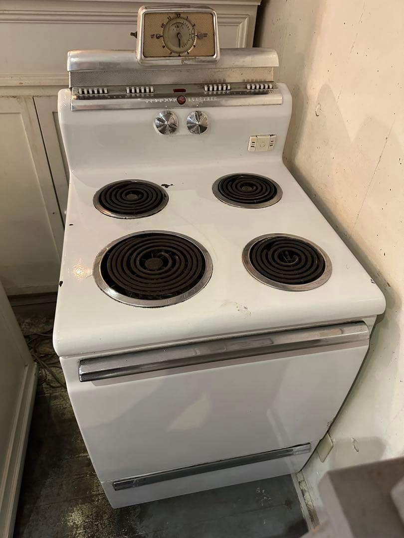 オーブンレンジ　アンティーク　レトロ