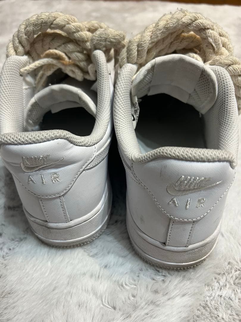Nike Air Force 1ホワイト ロープシューレース