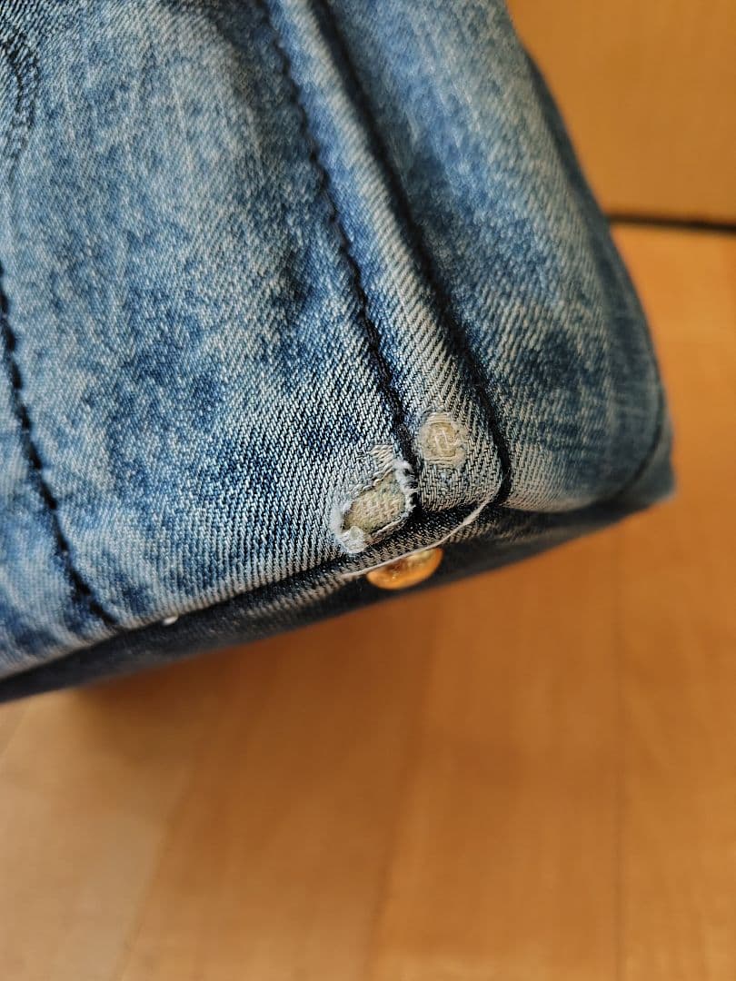 ♥*️様 PRADA　プラダ　 デニム　トートバッグ　カナパ