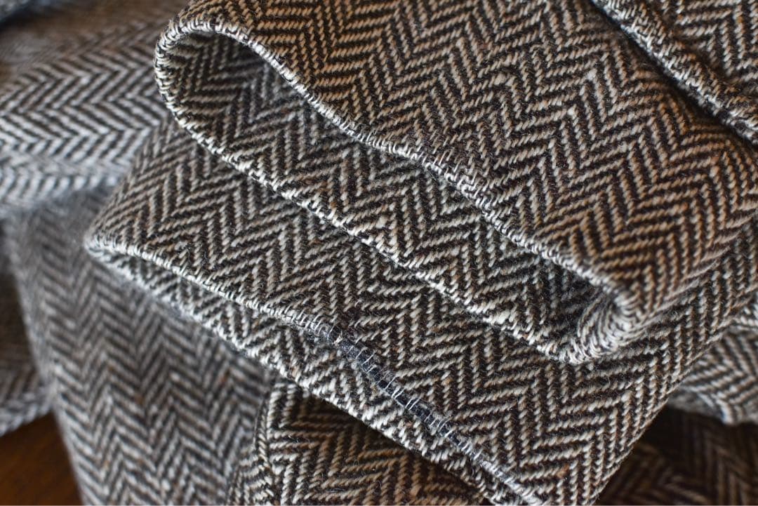 Burberrys ヘリンボーン ステンカラーコート 一枚袖