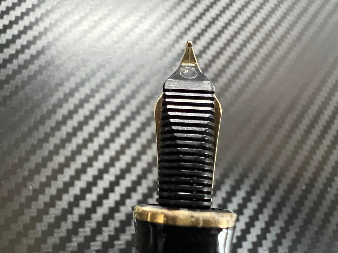 美品 ペリカン スーベレーン M800 青縞 F 万年筆