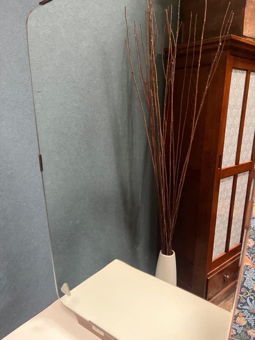 鏡台 ドレッサー 椅子 セット インテリア 昭和レトロ 当時物 花柄レトロポップ