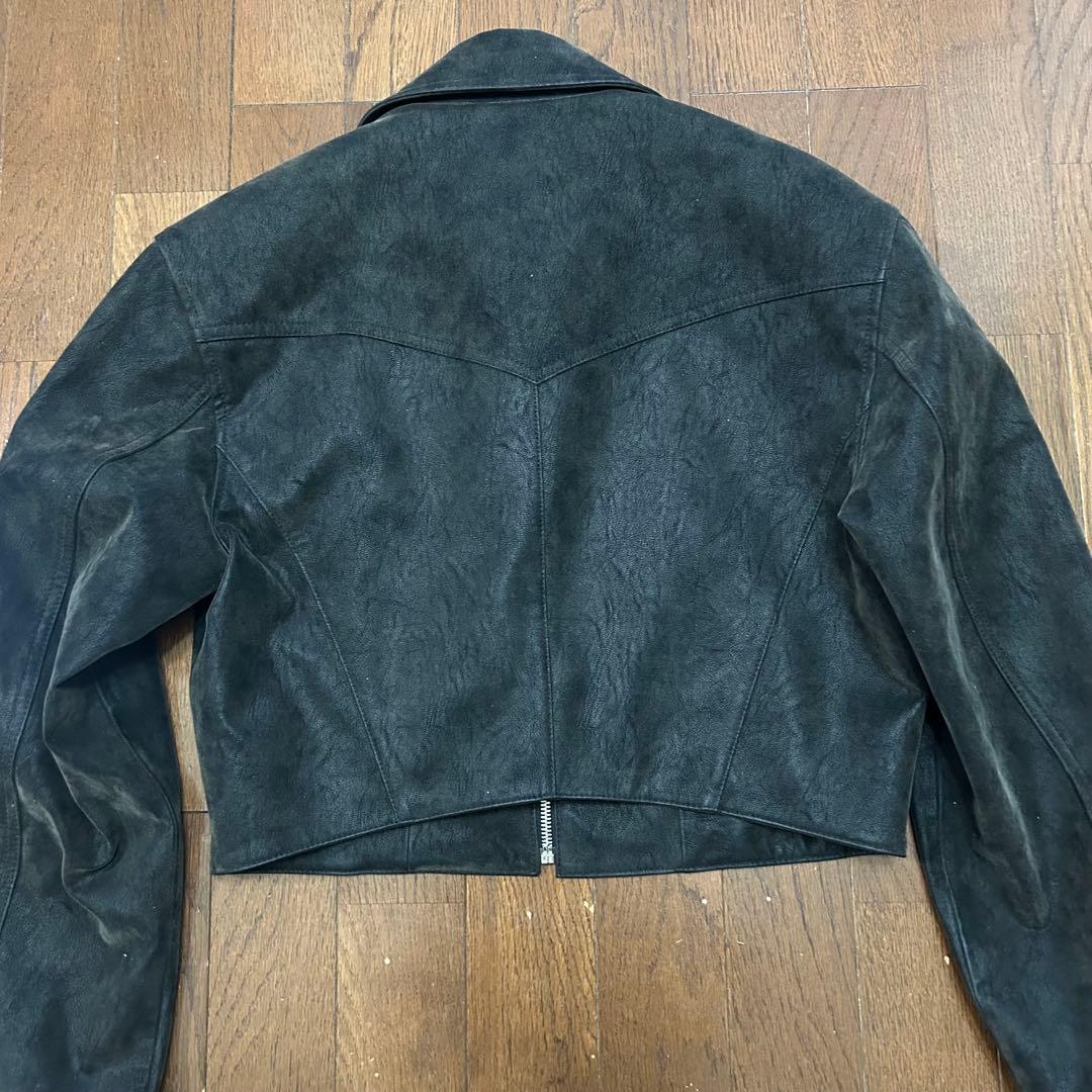未使用 定価7.7万 レクト フェイクスウェードジャケット ブラック 韓国