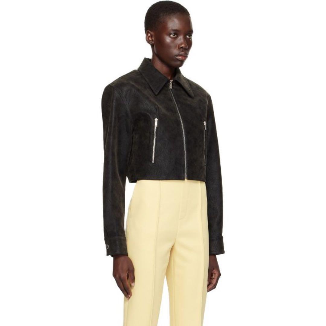 未使用 定価7.7万 レクト フェイクスウェードジャケット ブラック 韓国