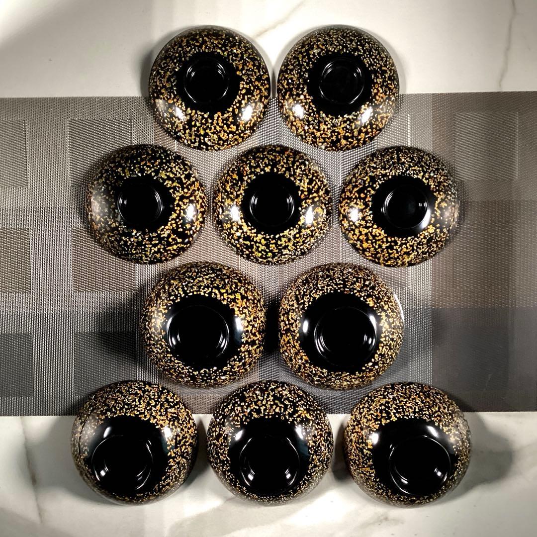 若狭塗　蓋付　お椀　5客