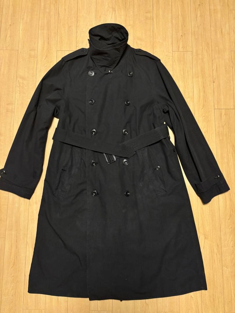 LEMAIR ルメール　トレンチコート ブラック　S