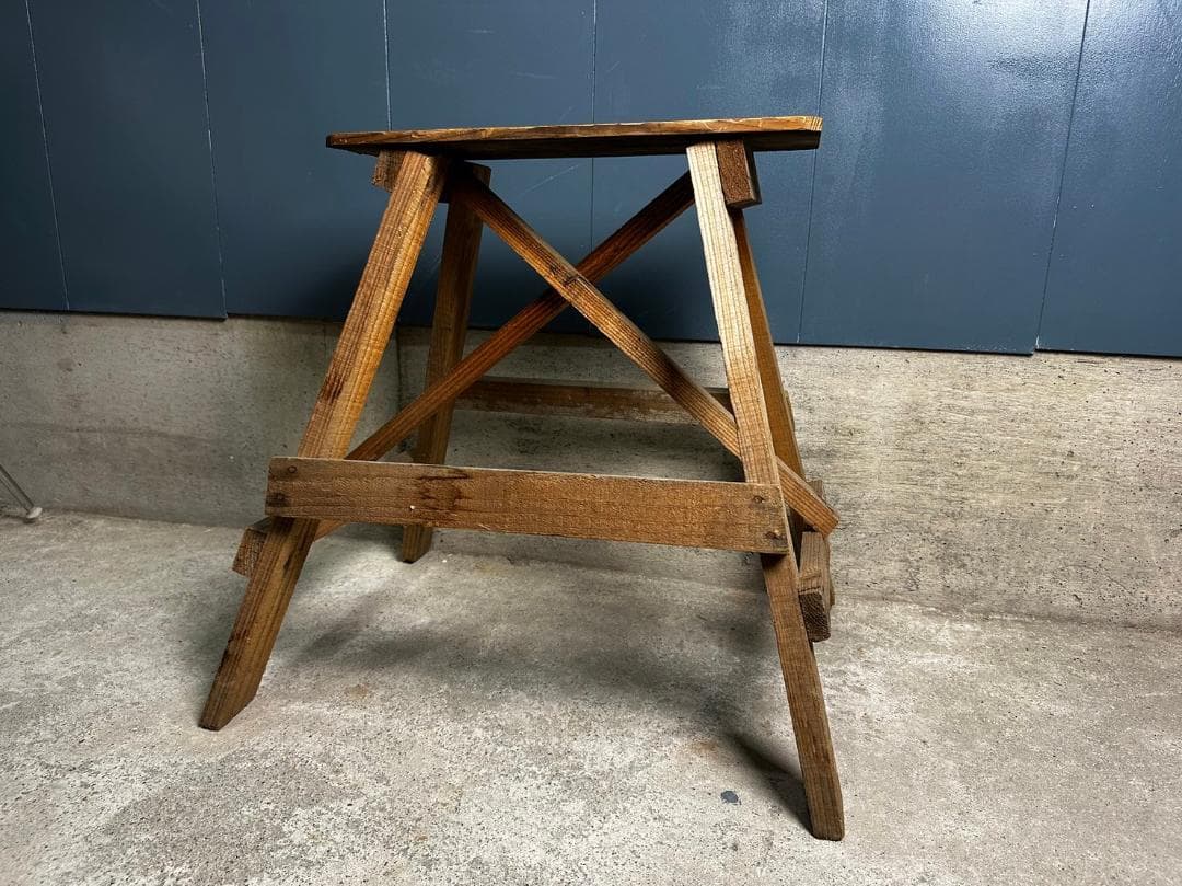 ジャパンヴィンテージ スツール ベンチ 脚立 ウッドラダー チェア 椅子 イス