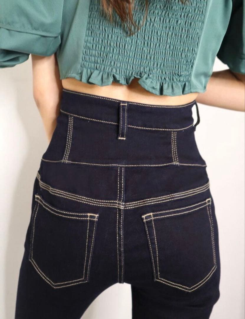 EMODA アシンメトリーラインハイウエストパギンス サイズ2