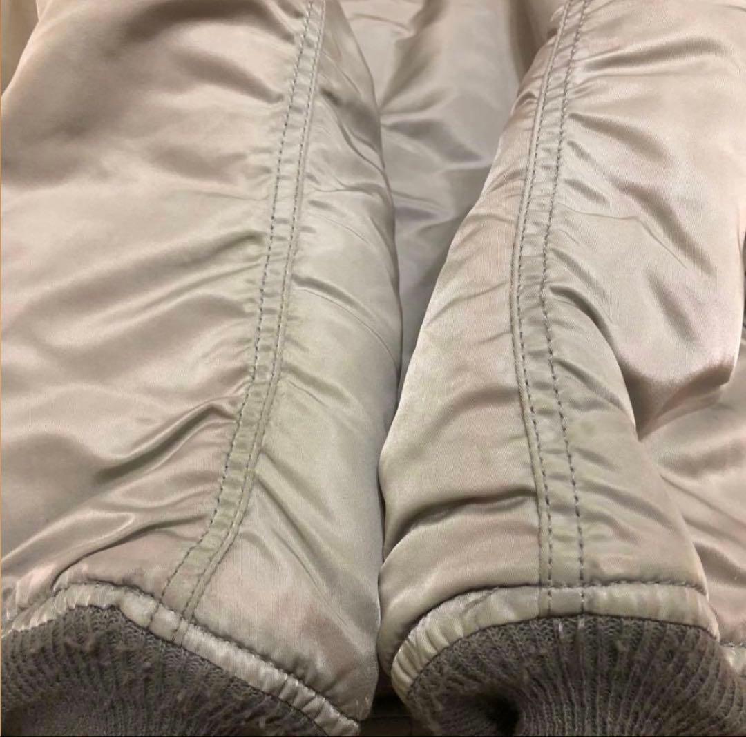 希少カラー 90s USA製 ALPHA INDUSTRIES MA-1グレーL