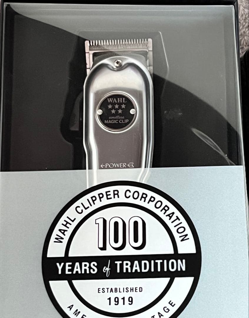 箱付　WAHL ウォール　コードレスバリカン　マジッククリップ フルメタル