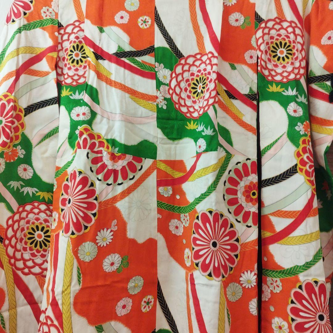 七五三 7歳 アンティーク 着物 リメイク