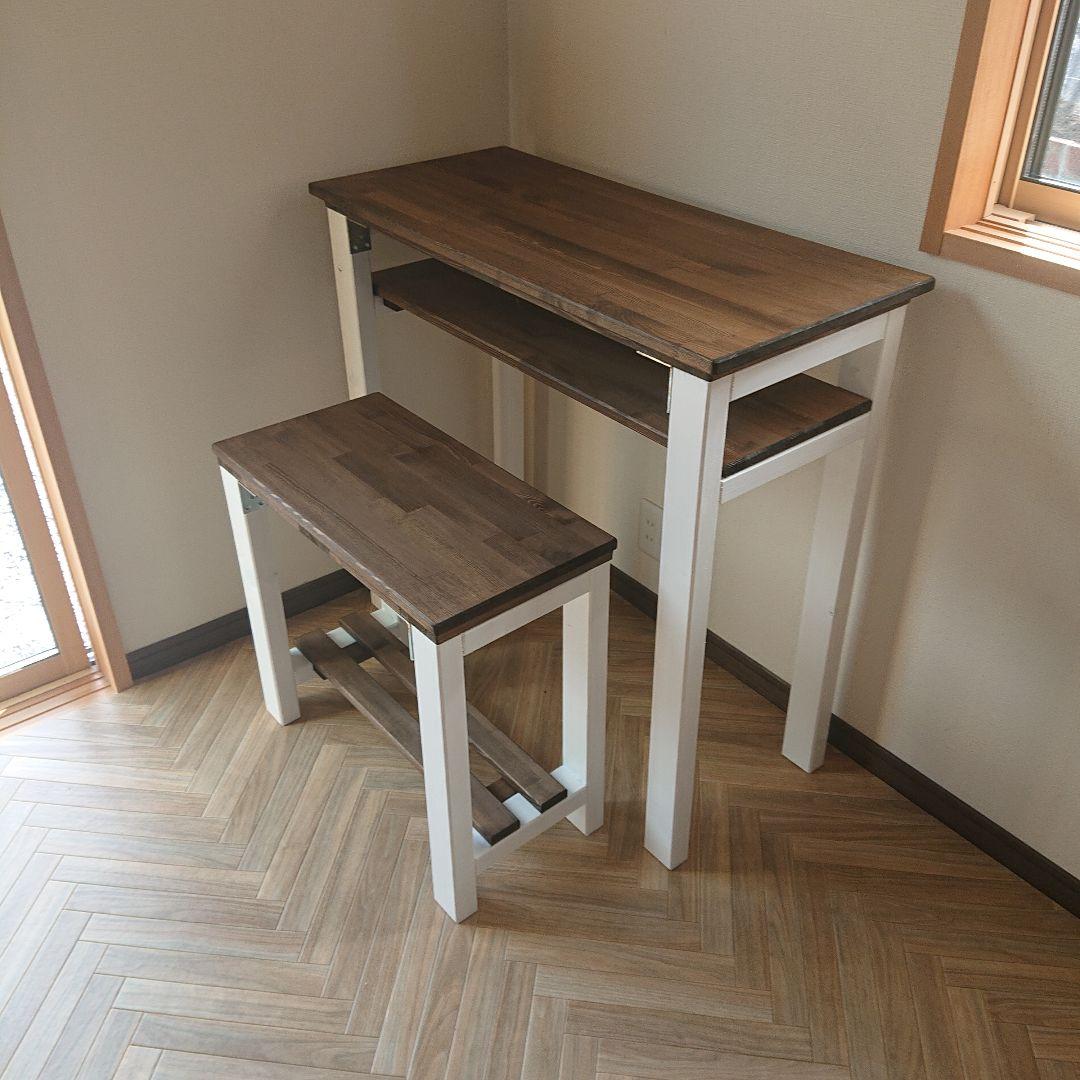 カウンターテーブル スツール ベンチ セット