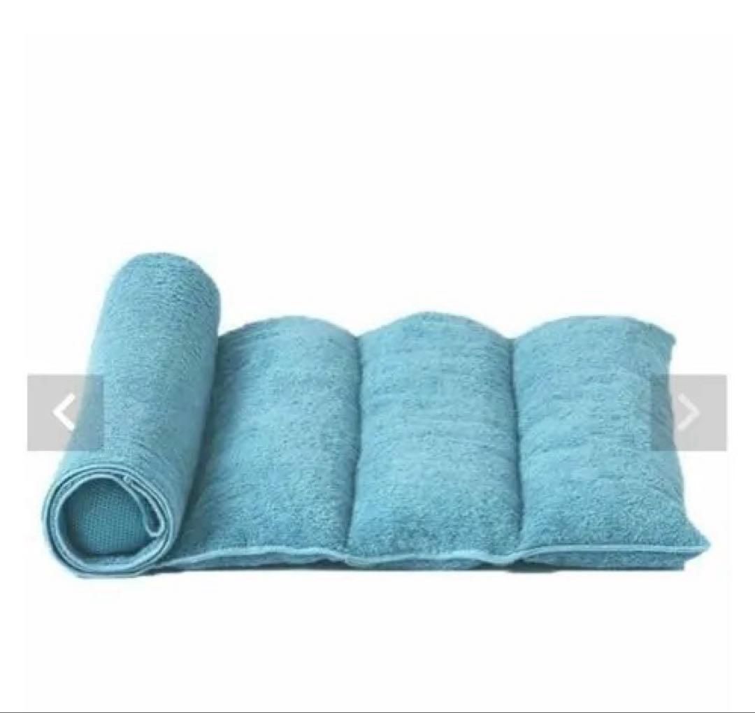 今治タオル　枕　新色コバルトブルー　専用ポール付属