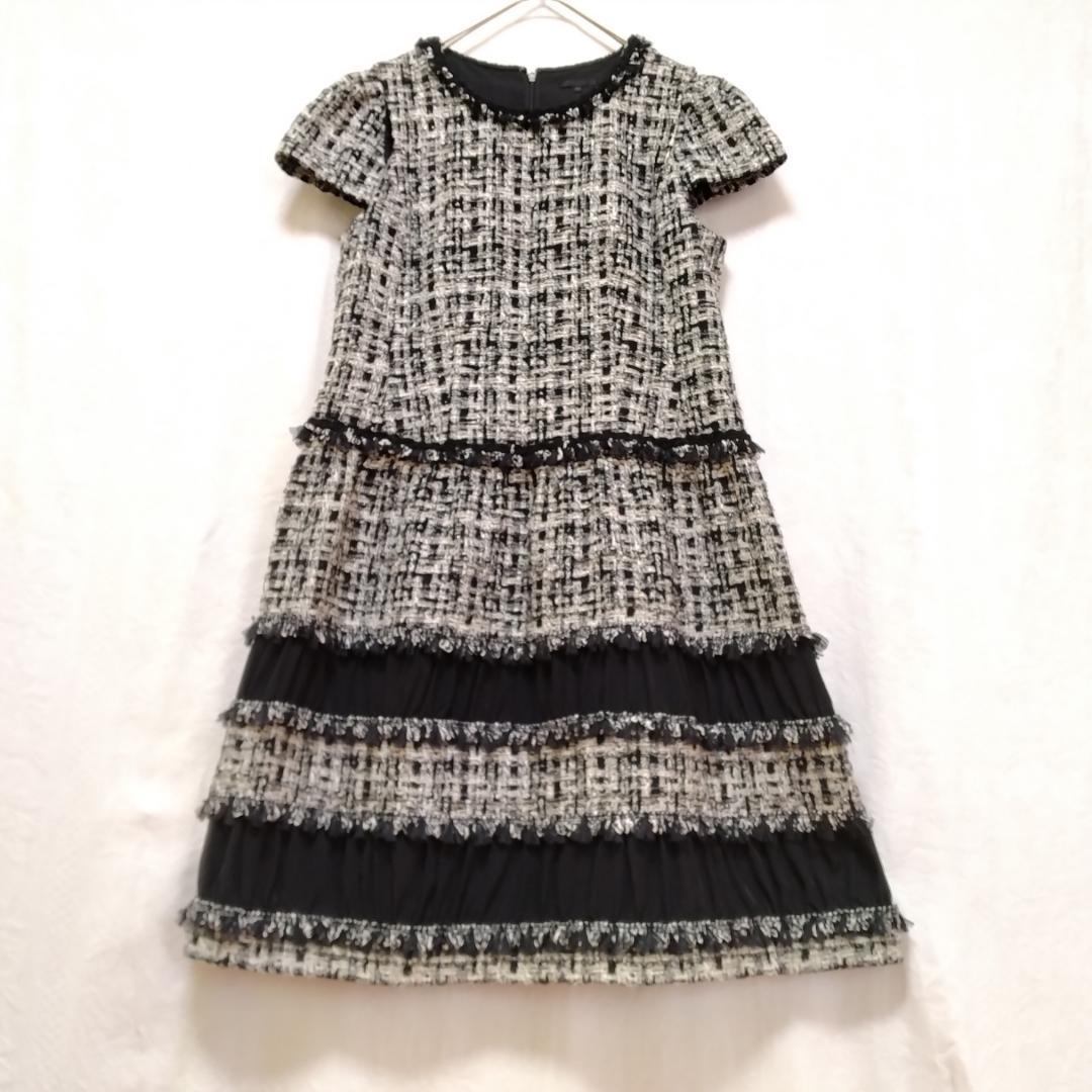 TO BE CHIC 大きいサイズ　ツイードワンピース 44