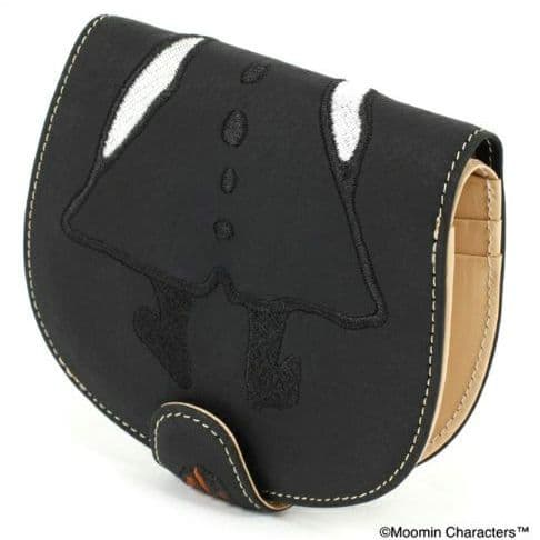 MOOMIN キタムラ コラボ リトルミイの二折り財布 ブラック