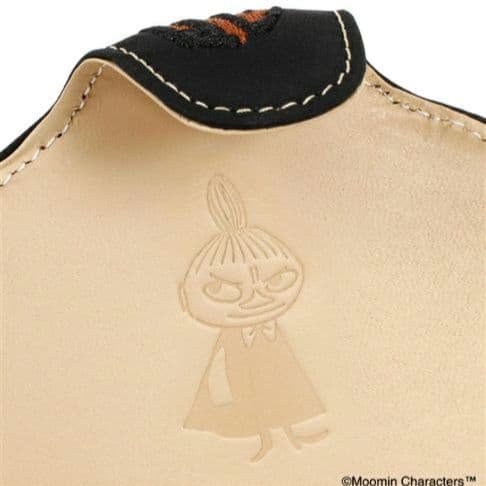 MOOMIN キタムラ コラボ リトルミイの二折り財布 ブラック