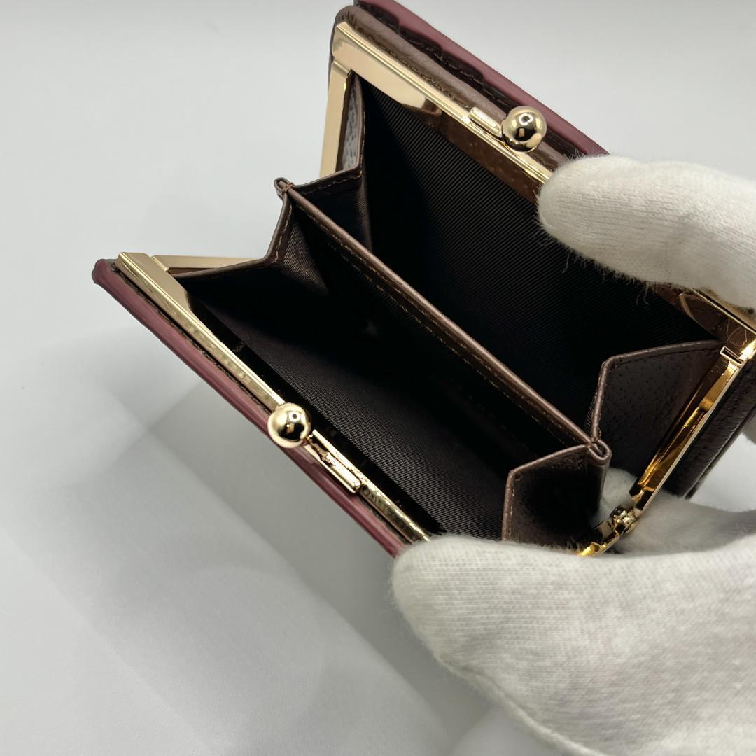 Vivienne Westwood 新品 折財布 茶 がま口 シンプル 定番