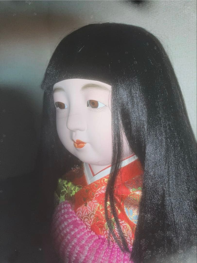 《超特級呪物》特大　あらゆる幸運呼び込むチョウピラコ様の宿る市松人形　曰く付き