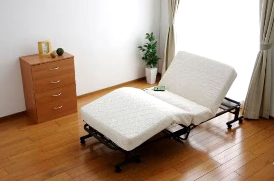 アイリスオーヤマ　ベッド シングル 折畳 電動 リクライニング　OTB-CDN