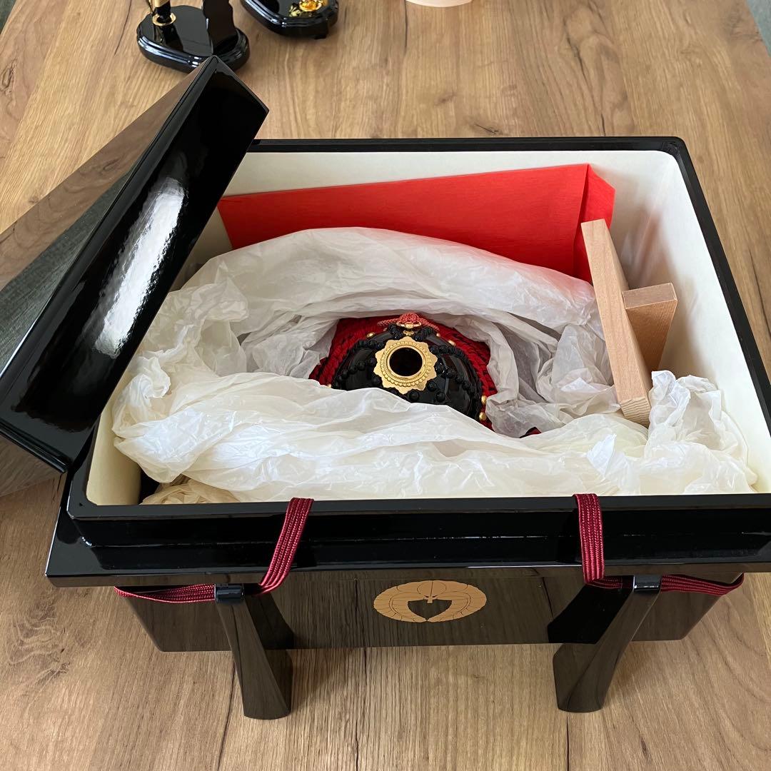 美品　加藤一￼曹作　￼五月人形 兜と刀と弓矢付　工芸品　￼こどもの日