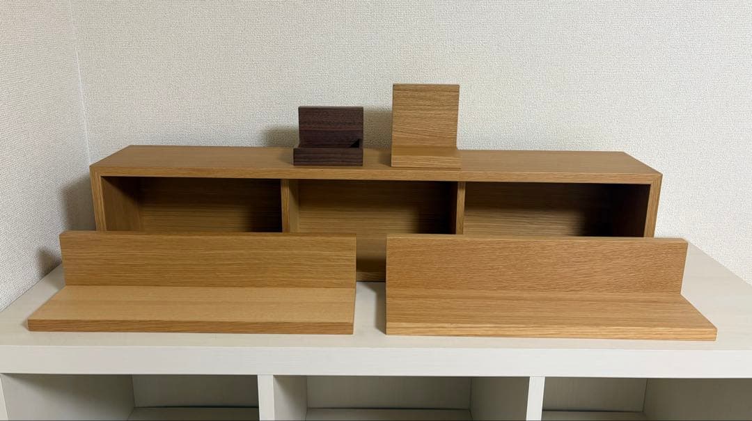 《無印良品》壁に付けられる家具。5点セット