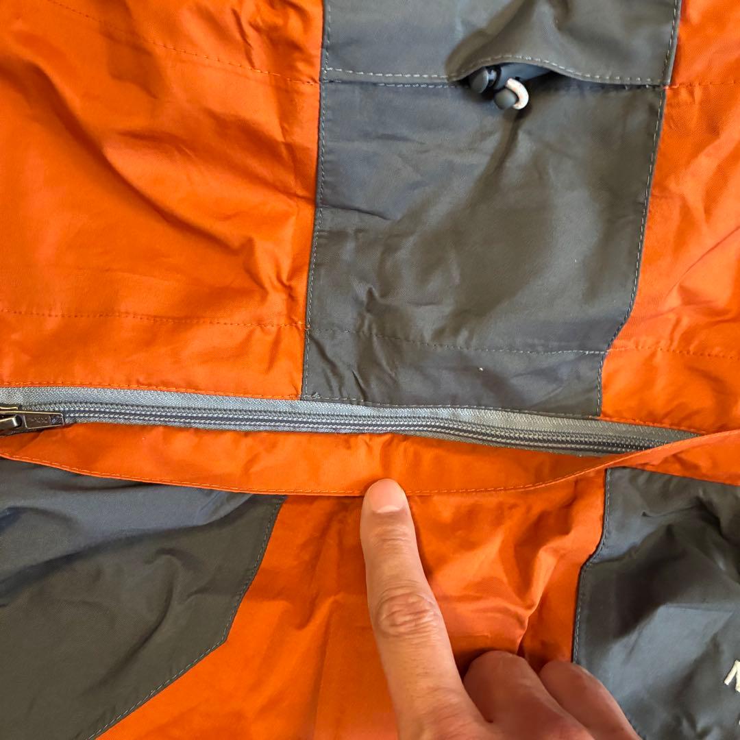 THE NORTH FACE ゴアテックスマウンテンパーカー オレンジ/グレー