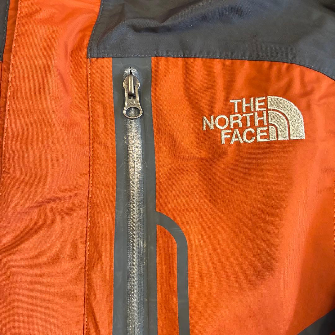 THE NORTH FACE ゴアテックスマウンテンパーカー オレンジ/グレー