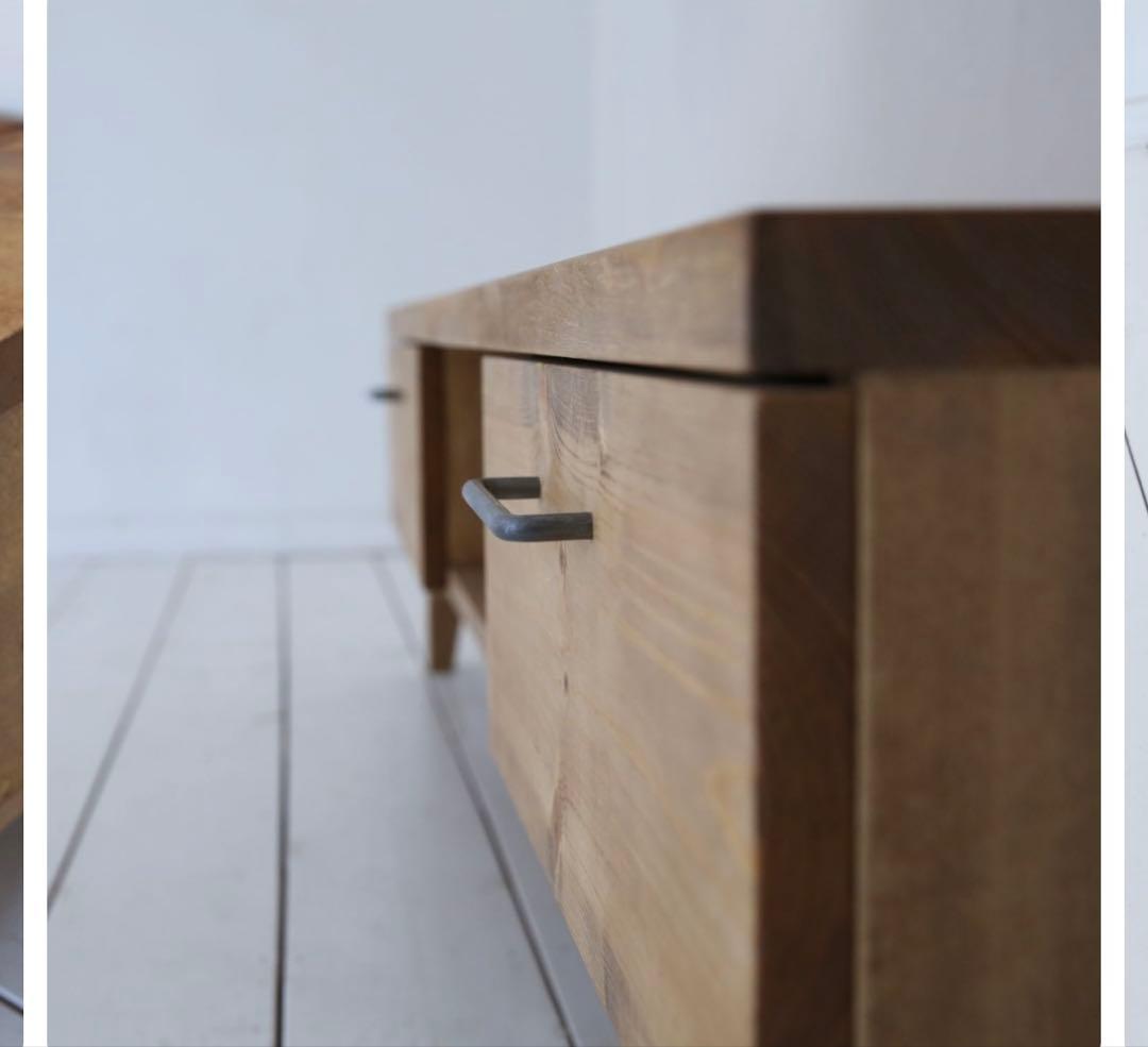 大幅値下げ中！NEALDテレビボード 150cm 無垢材 ブラウン 北欧