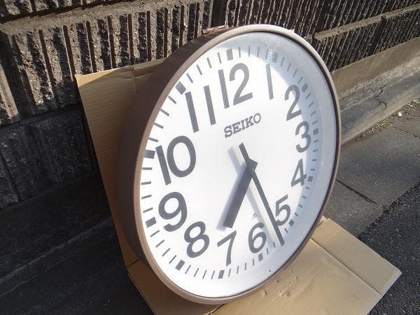 希少 ビンテージ 日本製 SEIKO FC-713 電気子時計 特大 時計