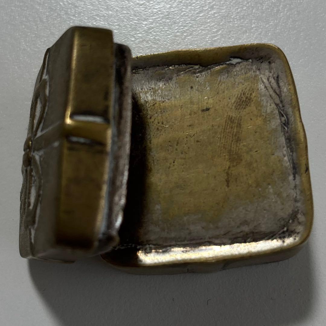 ヴィンテージ　アンティーク　フランス　ジュエリーボックス　ボックス　真鍮