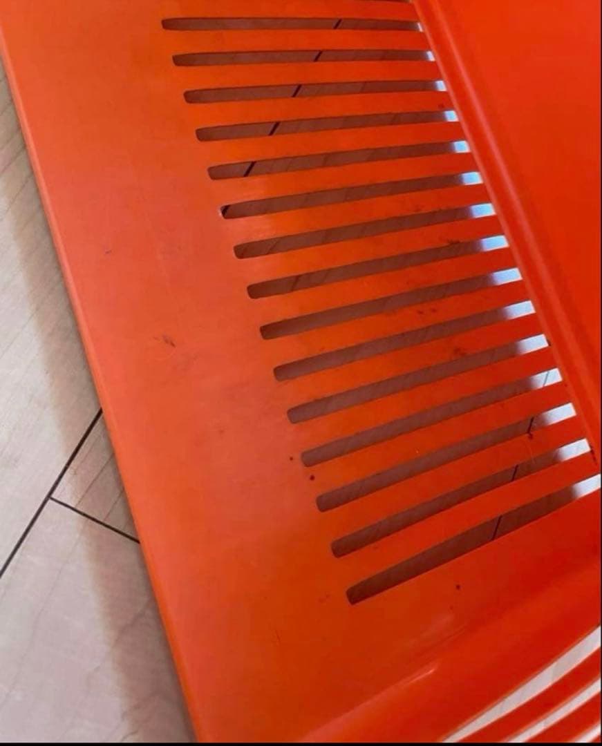 チェスト　オレンジ　レトロ　アンティーク　ポップ　収納