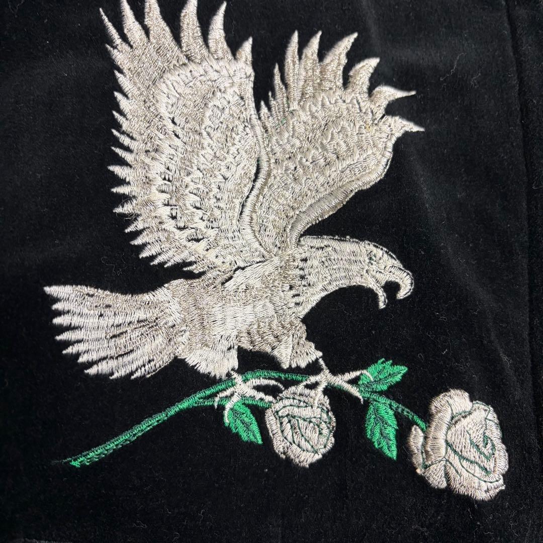 OLD Velour Sukajan jacket スカジャン　別珍　ベルベット