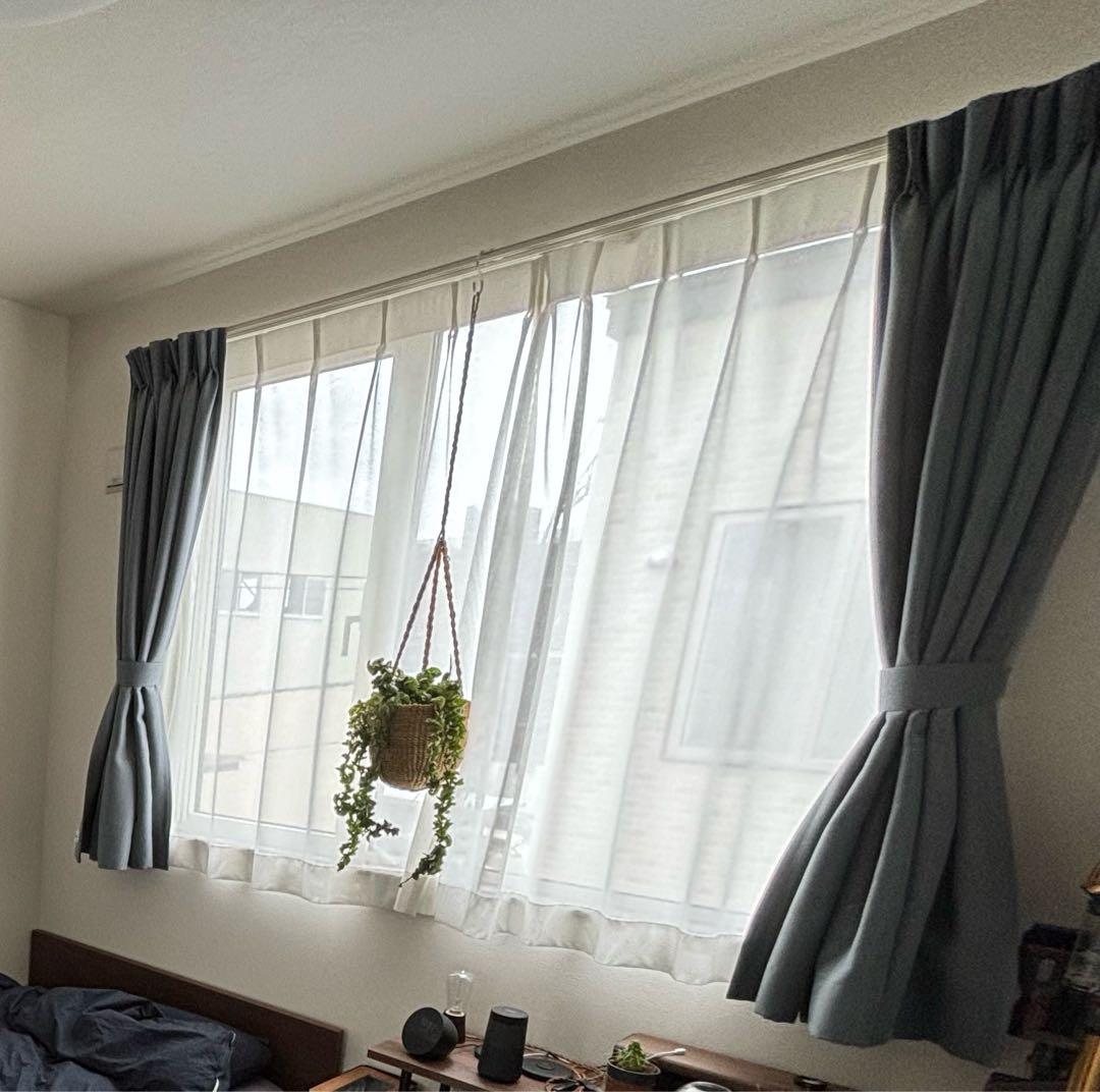 unicoオーダーカーテンRYTAS・レースカーテンSCLINE LACEセット