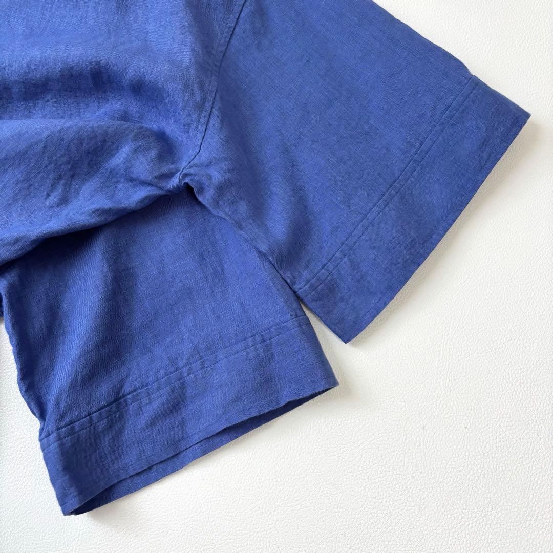 スピック&スパン TICCA 別注 リネン半袖エンブロイダイリーシャツ 24SS