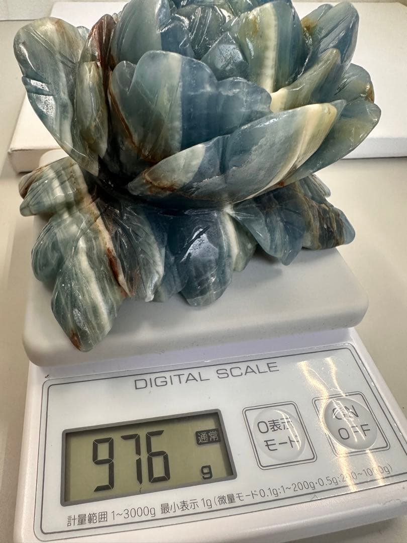 希少　ブルーオニキス　ローズ　バラ　大