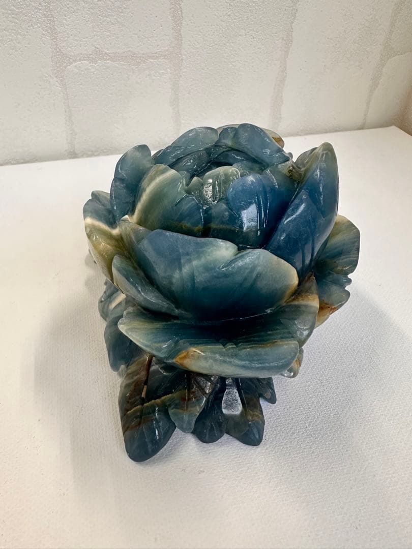希少　ブルーオニキス　ローズ　バラ　大