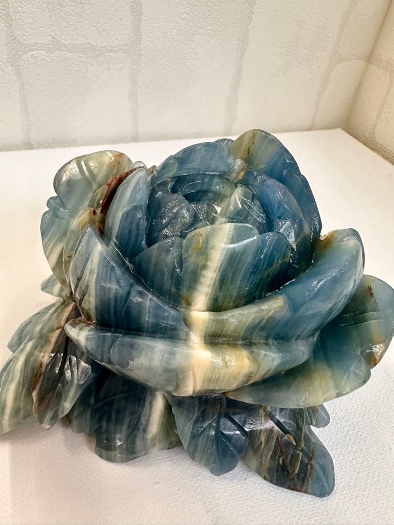 希少　ブルーオニキス　ローズ　バラ　大