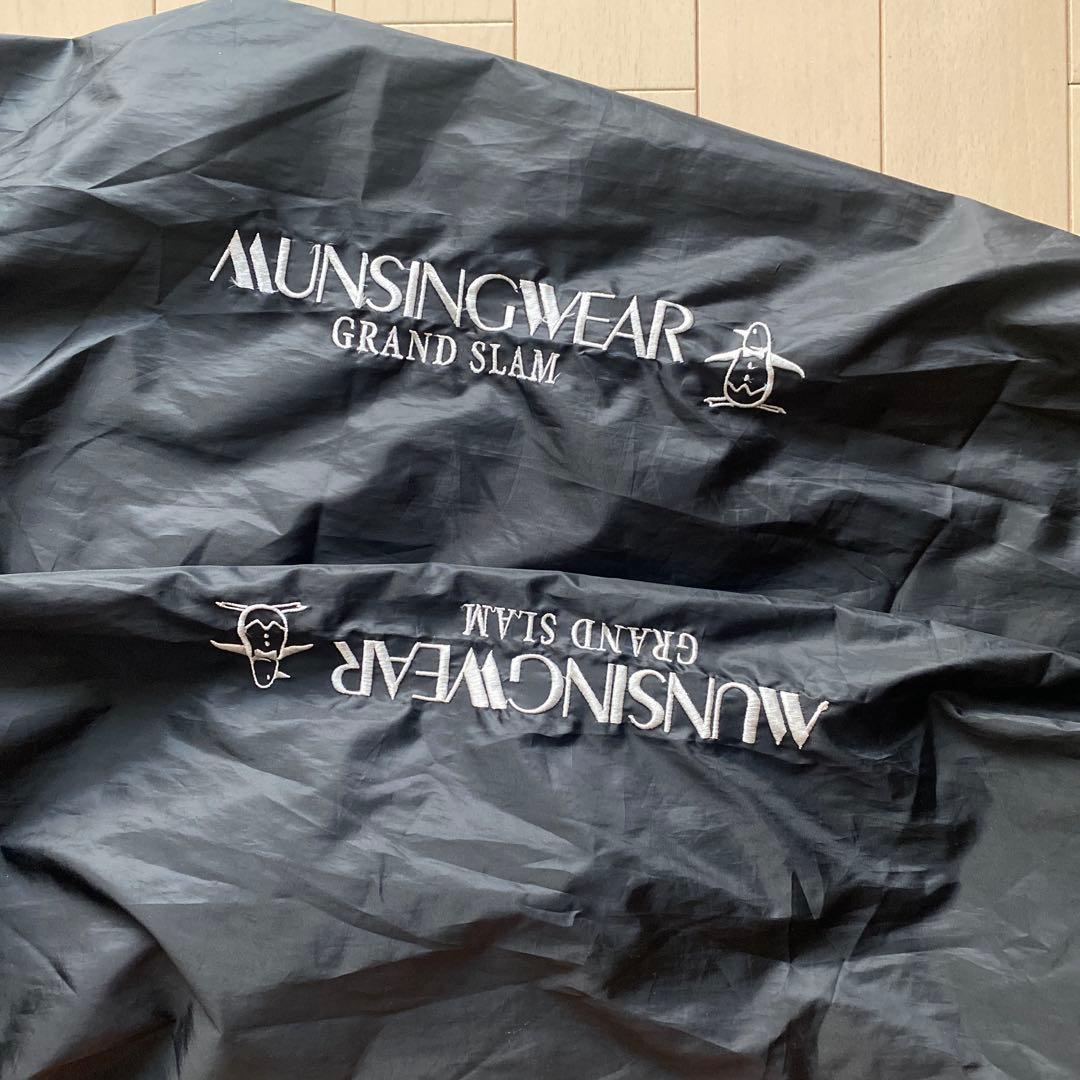 Munsingwear マンシング ブラック ナイロン ジャンパー