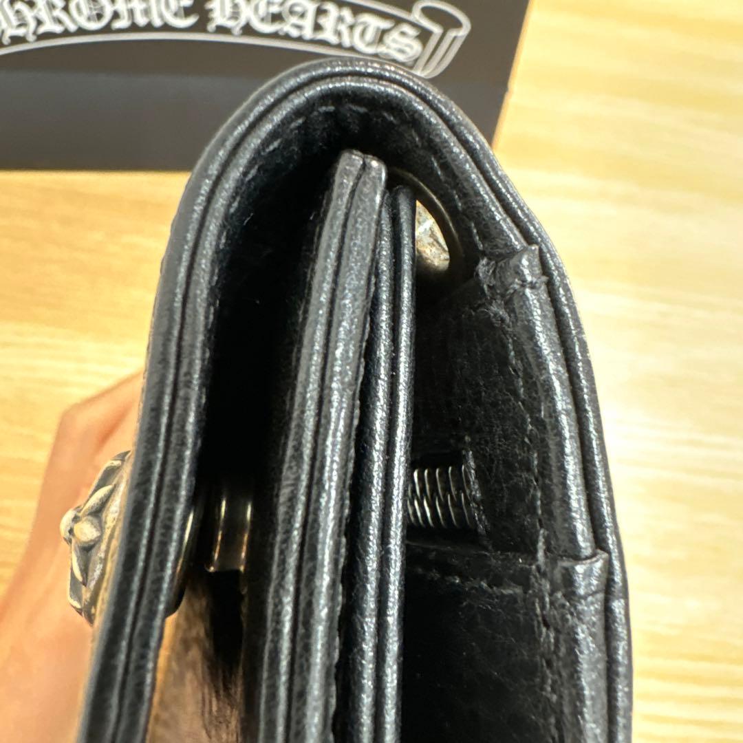 クロムハーツ　長財布　黒　美品✨