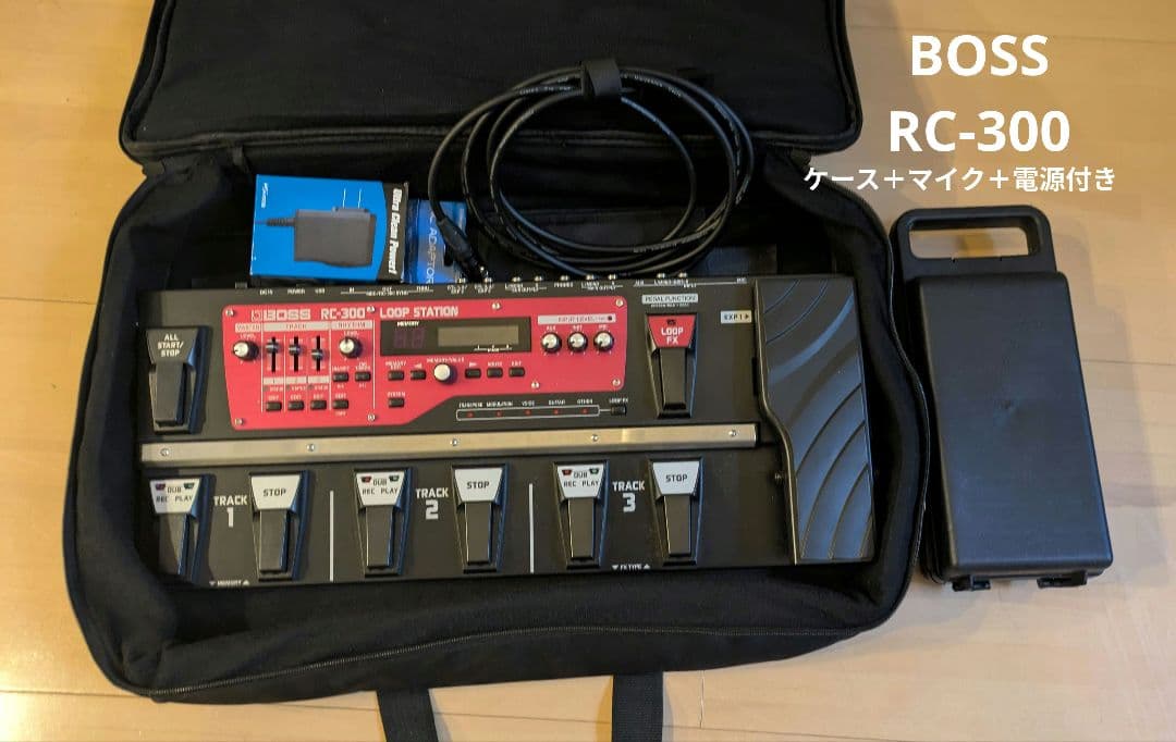BOSS RC-300 ループステーション + ケース＋マイクセット