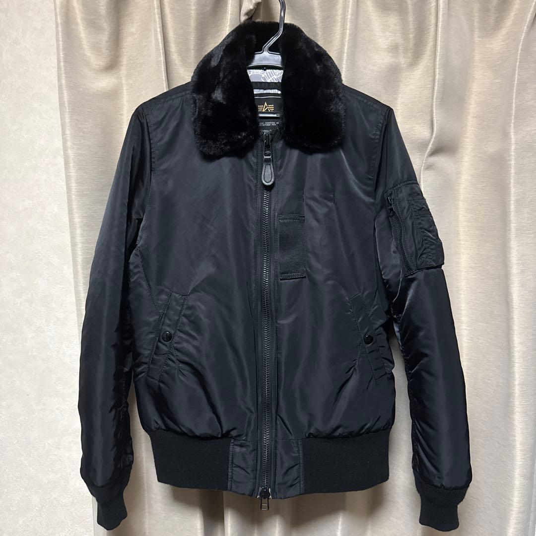 美品 ナンバーナイン アルファ ALPHA 別注 B-15 S 黒