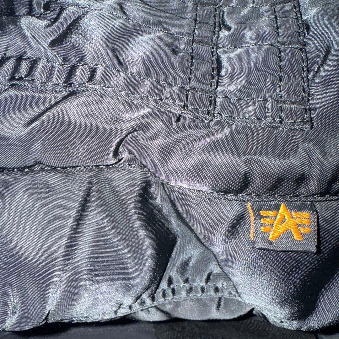 美品 ナンバーナイン アルファ ALPHA 別注 B-15 S 黒