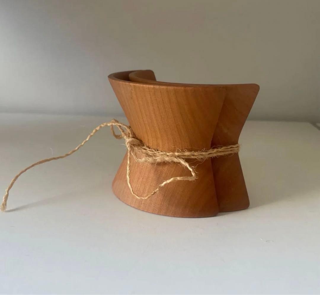 【入手困難・希少】未使用　三谷龍二　ケメックス　専用ホルダー　取手　木工作品