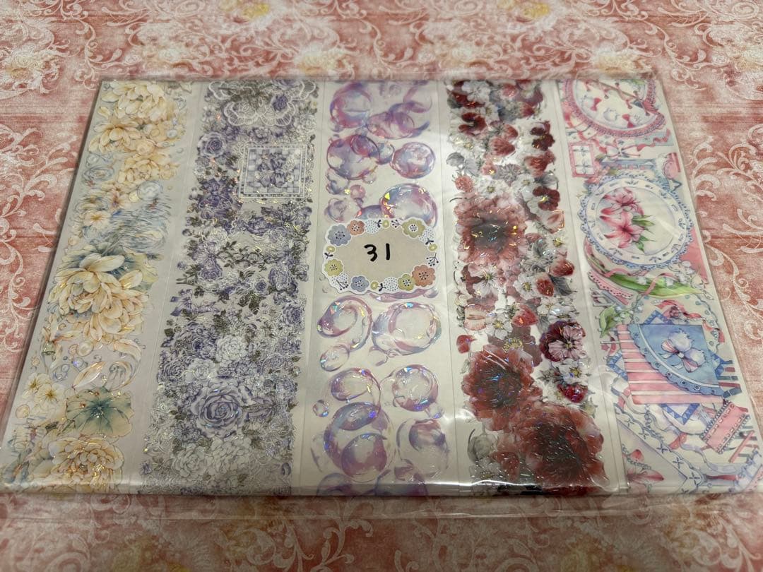 海外 PETテープ マスキングテープ 切り売りセット31