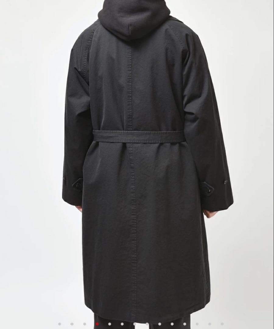 COMOLIコモリ　ウォッシュド タイロッケンコート 22SS サイズ2