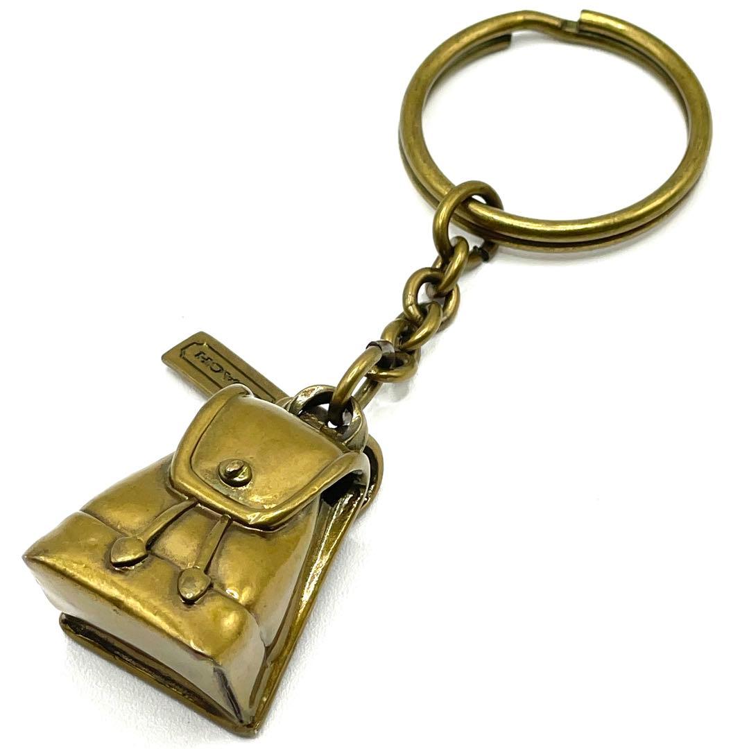 ✨希少✨COACH リュック型 キーホルダー チャーム キーリング アンティーク