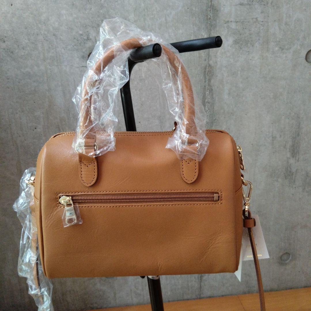 八駆郎　russet　2wayミニボストン　キャメル　新品未使用タグ付